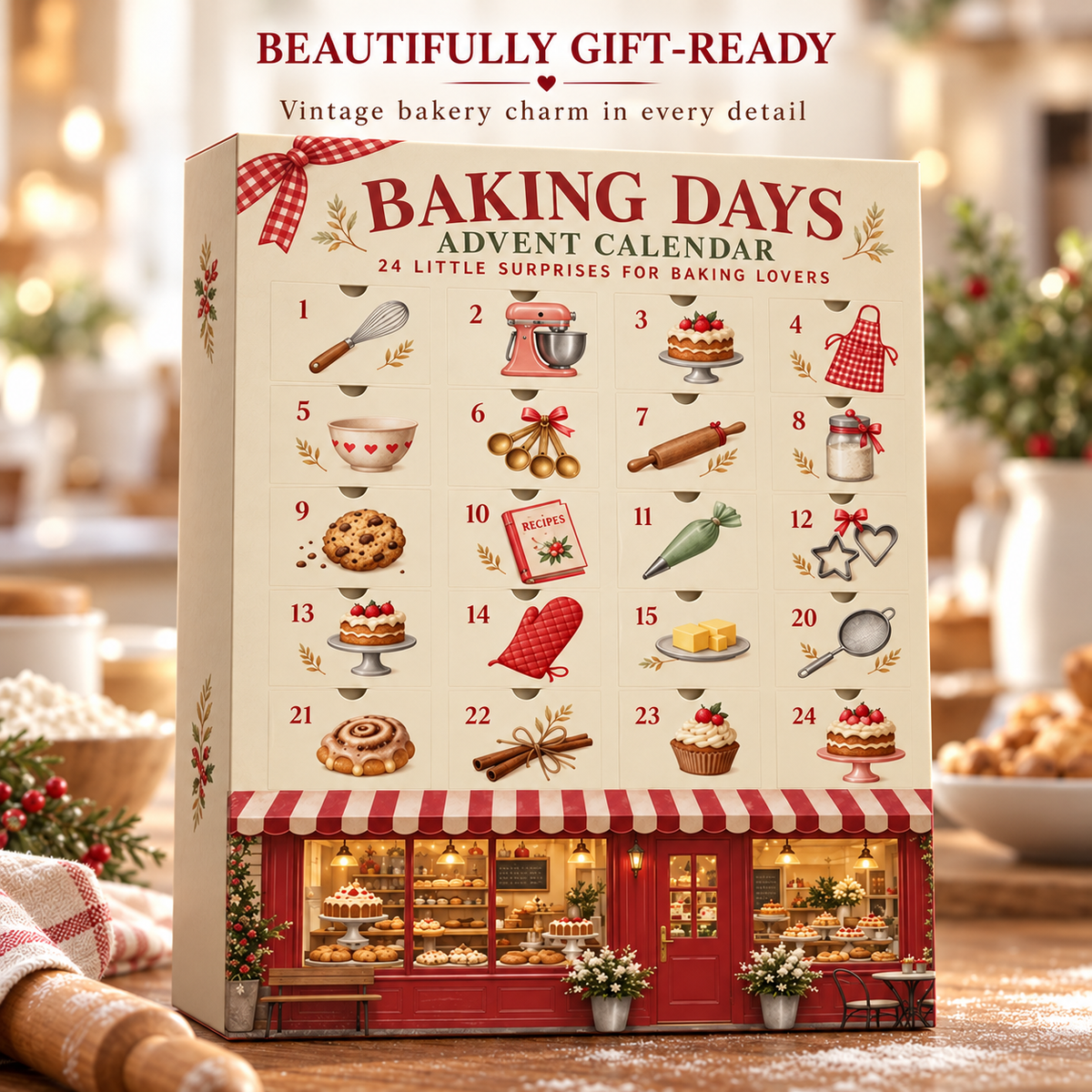 🎄 Baking Days Advent Calendar – 24 Little Surprises for Baking Lovers 🧁