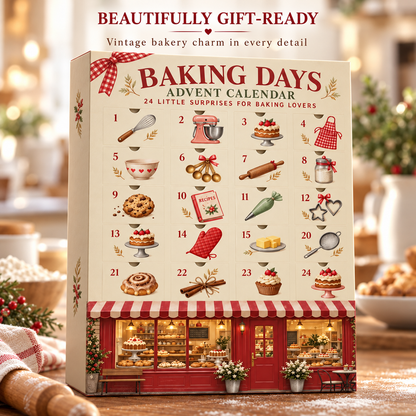 🎄 Baking Days Advent Calendar – 24 Little Surprises for Baking Lovers 🧁