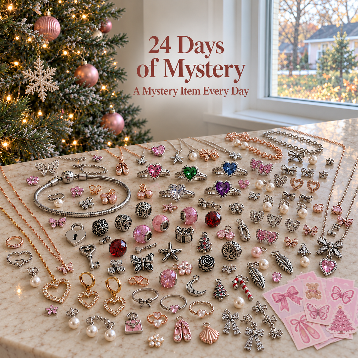 ✨🎁 24-Day Jewelry Advent Calendar – A Little Surprise Every Day