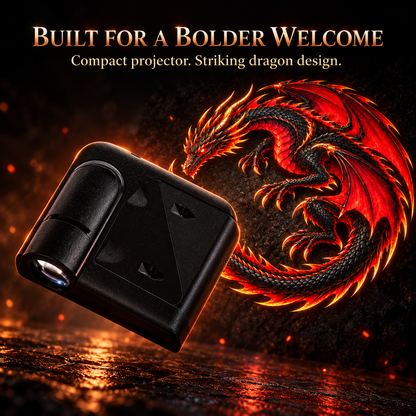 🔥 Dragon’s Wrath™ – Fire Dragon Car Door Welcome Projector Light