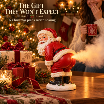🎅💨 Santa’s Silly Surprise™ – Funny Christmas Mist Humidifier & Holiday Decor