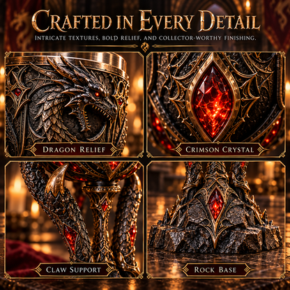 🐉 Dragon Claw Goblet – Legendary Fantasy Chalice 🔥