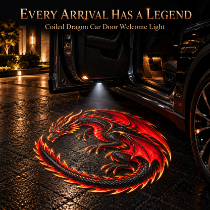 🔥 Dragon’s Wrath™ – Fire Dragon Car Door Welcome Projector Light