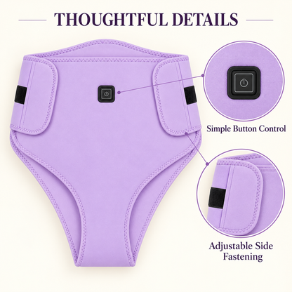 💜Women's Heating & Massage Wrap – Comfort for Period Days✨
