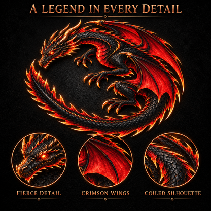 🔥 Dragon’s Wrath™ – Fire Dragon Car Door Welcome Projector Light