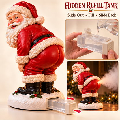 🎅💨 Santa’s Silly Surprise™ – Funny Christmas Mist Humidifier & Holiday Decor