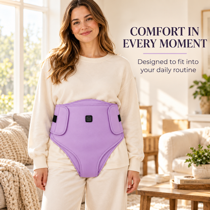 💜Women's Heating & Massage Wrap – Comfort for Period Days✨