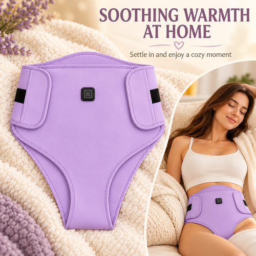 💜Women's Heating & Massage Wrap – Comfort for Period Days✨