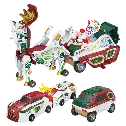 🚗2-in-1 Magnetic Transforming Dragon Car Toy – Racing Car Set ...