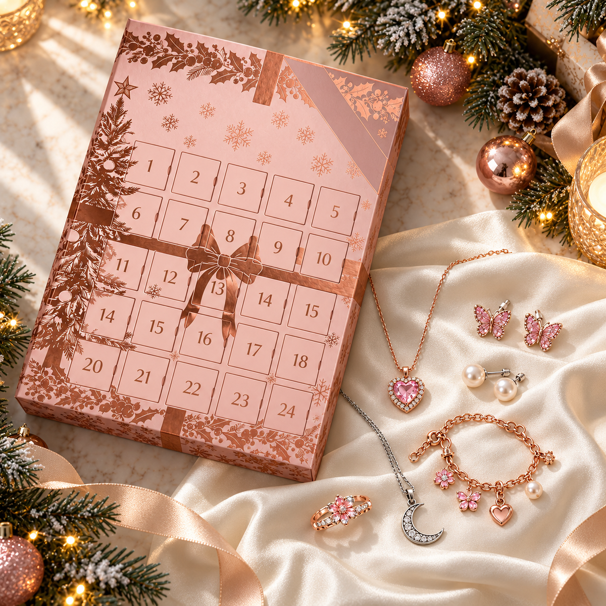 ✨🎁 24-Day Jewelry Advent Calendar – A Little Surprise Every Day