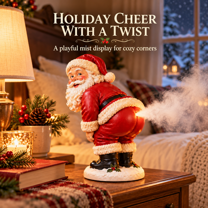 🎅💨 Santa’s Silly Surprise™ – Funny Christmas Mist Humidifier & Holiday Decor