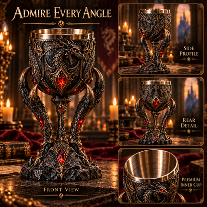 🐉 Dragon Claw Goblet – Legendary Fantasy Chalice 🔥