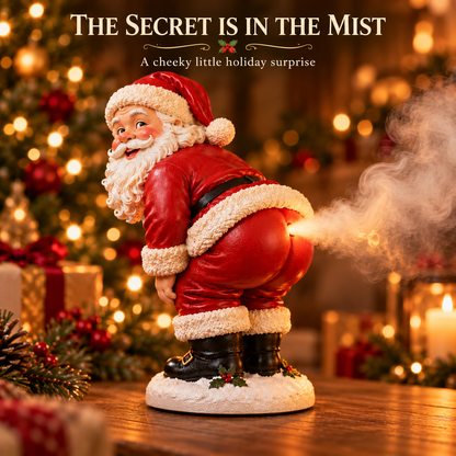 🎅💨 Santa’s Silly Surprise™ – Funny Christmas Mist Humidifier & Holiday Decor