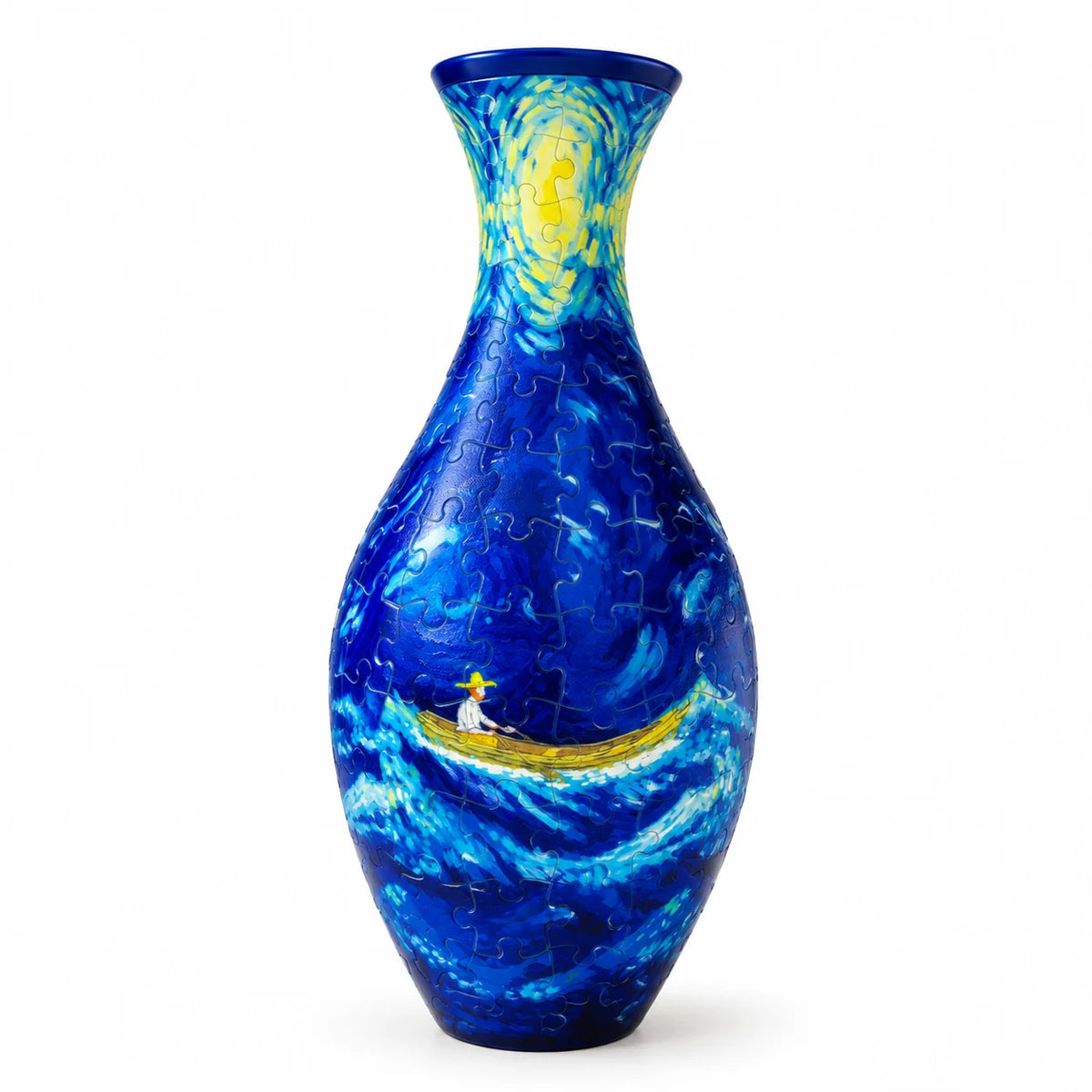 🌸 160-Piece 3D Puzzle Vase – Build It, Display It & Add Real Flowers