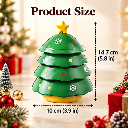 Christmas Tree Mahjong Dice Dish – Festive, Multi-Use Tabletop Organizer