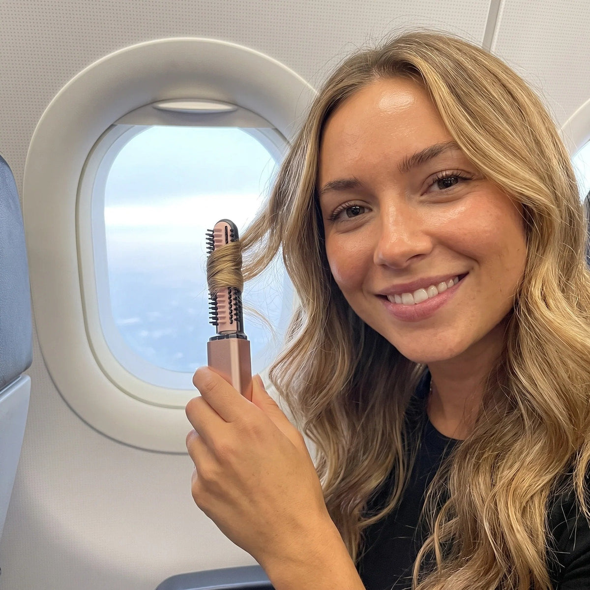 🪮Cordless Ceramic Hair Curler – Fits in Any Bag