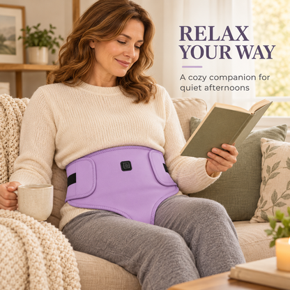 💜Women's Heating & Massage Wrap – Comfort for Period Days✨
