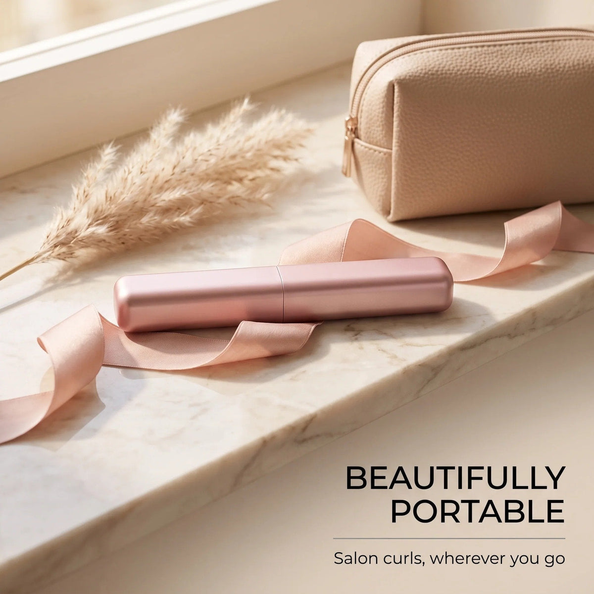🪮Cordless Ceramic Hair Curler – Fits in Any Bag