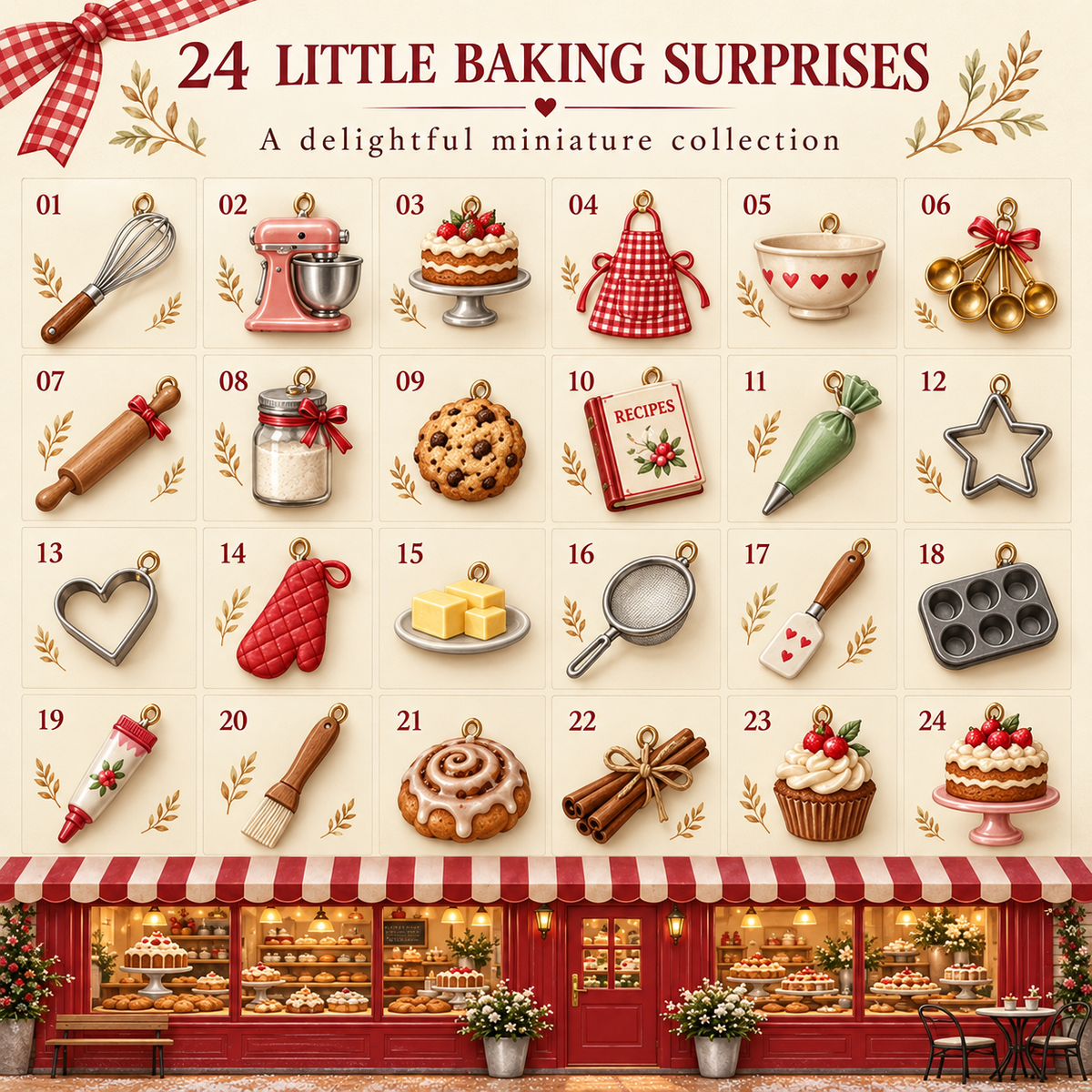 🎄 Baking Days Advent Calendar – 24 Little Surprises for Baking Lovers 🧁
